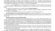 Finalizarea implementării proiectului „Construire corp P+1E la Școala Gimnazială nr. 13 din Timișoara, str. Muzicescu nr. 14“, cod SMIS 134130